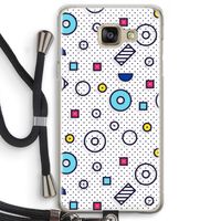 8-bit N°9: Samsung Galaxy A5 (2016) Transparant Hoesje met koord