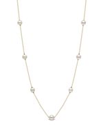 Yoko London collier en or 18ct serti de perles - thumbnail