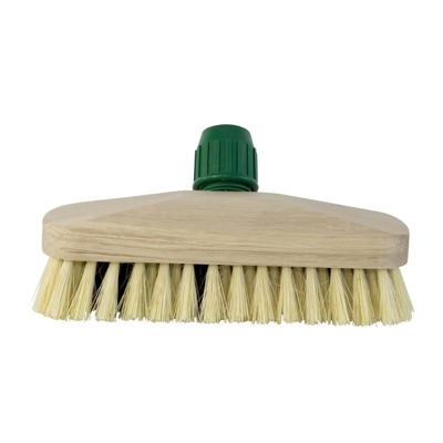 Betra Schrobber - fiber/anker - met steelhouder - hout - bezem - 6.5 x 23 cm