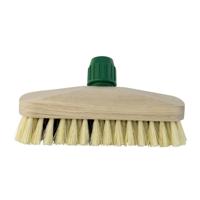 Betra Schrobber - fiber/anker - met steelhouder - hout - bezem - 6.5 x 23 cm