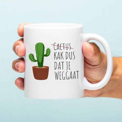 Mok Cactus (kak dus) dat je weggaat Mok Cactus (kak dus) dat je weggaat