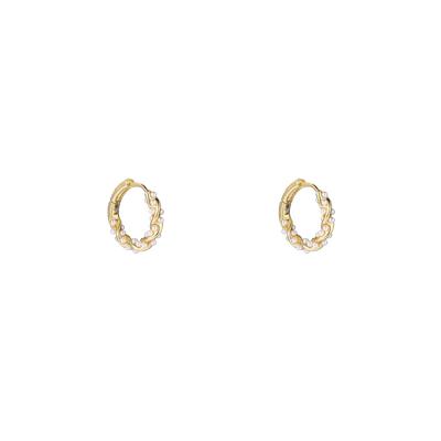 Day&Eve Oorringen Twisted Pearl | Goud
