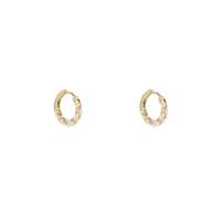 Day&Eve Oorringen Twisted Pearl | Goud