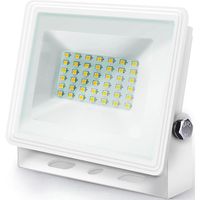 LED Bouwlamp 30 Watt - LED Schijnwerper - Aigi Iglo - Natuurlijk Wit 4000K - Waterdicht IP65 - Mat Wit - Aluminium - thumbnail