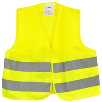 Veiligheidsvest - reflecterend - voor kinderen 3 tot 12 jaar - fluor geel