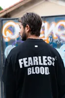Fearless Blood Suprise Longsleeve Shirt Heren Zwart - Maat S - Kleur: WitZwart | Soccerfanshop