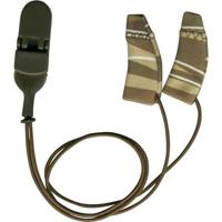 Ear Gear - Mini Curved - Camouflage - met koord - hoortoestellen - tegen vocht en wind - thumbnail