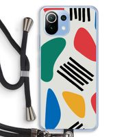 Illustratieve pop 1: Xiaomi Mi 11 Lite Transparant Hoesje met koord
