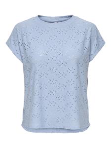 Only Onlsmilla Life S/s Top Jrs Noos T-shirts Soft Chambray