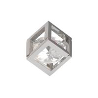 iXXXi Charm Hollow Cube Stone Zilver iXXXi Charm Hollow Cube Stone Zilver
