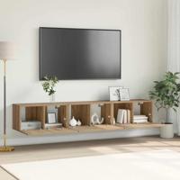 TV Kast Set Artisan Eiken MDF, Fineer Middelgroot TV Kast