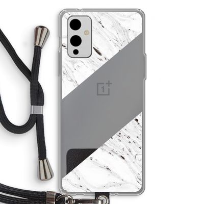 Biggest stripe: OnePlus 9 Transparant Hoesje met koord