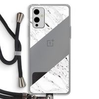 Biggest stripe: OnePlus 9 Transparant Hoesje met koord