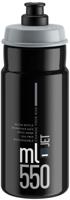ELITE bidon "jet plus" bottle jet plus 550ml black/grey