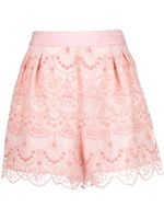 SHIATZY CHEN short Art-Deco en dentelle - Rose - thumbnail