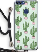 Cactus Lover: Huawei P Smart (2018) Transparant Hoesje met koord