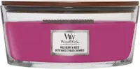 WoodWick ellipse candle wild berry & beets