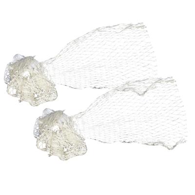 Vissersnet - 2x - naturel - 60 x 125 cm - decoratie visnet - touwen - maritieme versiering Vissersnet - 2x - naturel - 60 x 125 cm - decoratie visnet - touwen - maritieme versiering