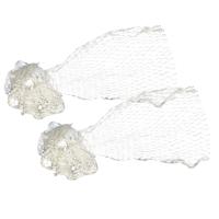 Vissersnet - 2x - naturel - 60 x 125 cm - decoratie visnet - touwen - maritieme versiering