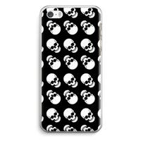 Musketon Skulls: iPhone 5 / 5S / SE Transparant Hoesje - thumbnail