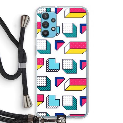 8-bit N°7: Samsung Galaxy A32 4G Transparant Hoesje met koord