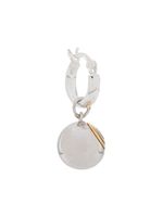 True Rocks boucle d'oreille à breloque Eight Ball - Argent