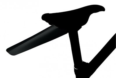Velox Zadelspatbord clip-on dubbele vouw - zwart