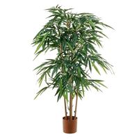 Louis Maes Bamboe kunstplant - 150cm - kunststof - tropische boom   -