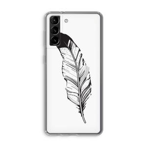 Pluim: Samsung Galaxy S21 Plus Transparant Hoesje