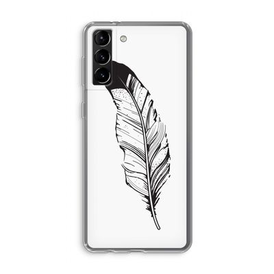 Pluim: Samsung Galaxy S21 Plus Transparant Hoesje