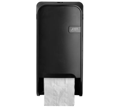 Toiletpapierdispenser quartzline q1 duo zwart Toiletpapierdispenser quartzline q1 duo zwart