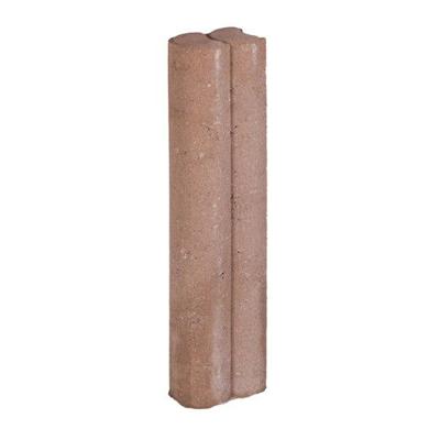 25 stuks! Duo palissaden bruin 6x8.3x40 cm - Gardenlux