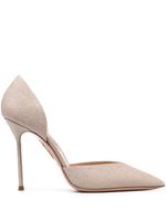 Aquazzura escarpins Uptown 105 mm en cuir - Or