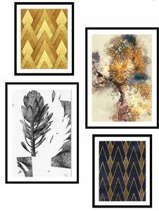 Posters - Moderne kunst / Set van 4