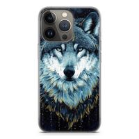 Darkness Wolf: iPhone 13 Pro Transparant Hoesje Darkness Wolf: iPhone 13 Pro Transparant Hoesje