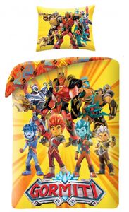 Gormiti dekbedovertrek Super Hero&apos;s 140 x 200 cm Geel