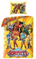 Gormiti dekbedovertrek Super Hero&apos;s 140 x 200 cm Geel