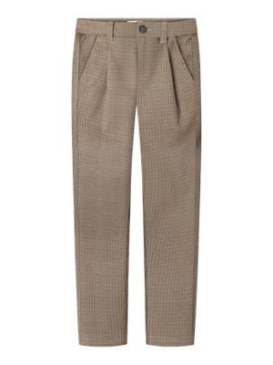 Name it winter broek jongens - bruin - xslim fit - NkmSilas