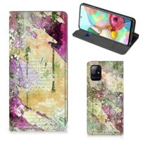 Bookcase Samsung Galaxy A71 Letter Painting