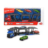 Dickie Toys Autotranssporter + 3 Auto&apos;s Assorti