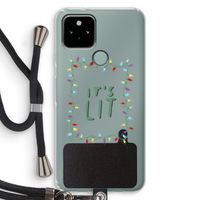 It's Lit: Pixel 5 Transparant Hoesje met koord