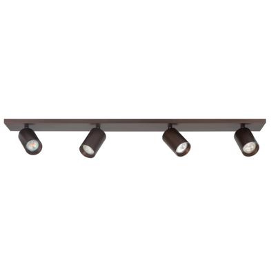 Highlight OpbouwspotMila 4-lichts recht choco - S7498.04