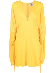 Semicouture robe courte à col v - Jaune