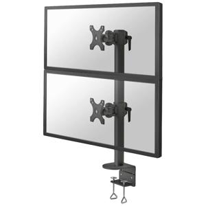 Neomounts FPMA-D960DVBLACKPLUS 2-voudig Monitor-tafelbeugel 43,2 cm (17) - 124,5 cm (49) Zwenkbaar, Roteerbaar, Kantelbaar Zwart