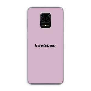 kwetsbaar: Xiaomi Redmi Note 9 Pro Transparant Hoesje