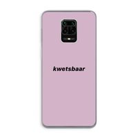 kwetsbaar: Xiaomi Redmi Note 9 Pro Transparant Hoesje