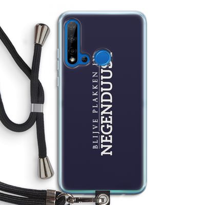 Blijve plakken in Negenduust: Huawei P20 Lite (2019) Transparant Hoesje met koord