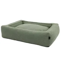 Hondenbed Cocoon Xavi Teddy Olive in 2 maten