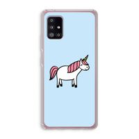 Eenhoorn: Samsung Galaxy A51 5G Transparant Hoesje