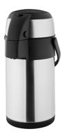 Thermoskan olympia met pomp 2.5 liter rvs